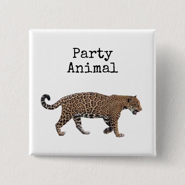 Jaguar 15 Cm Square Badge (Front)