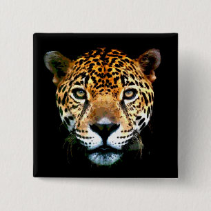 Jaguar 15 Cm Square Badge