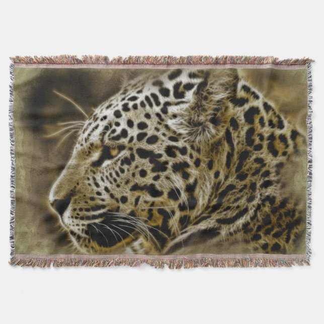 Jaguar 1 Throw Blanket (Front)
