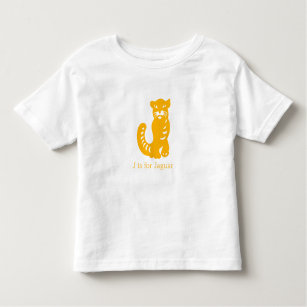 Jaguar Animal Alphabet Toddler T-Shirt