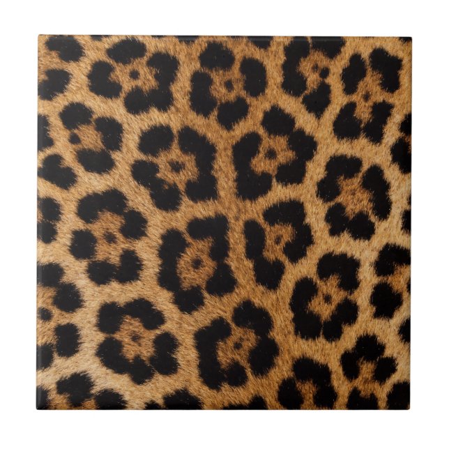Jaguar Animal Fur Pattern Tile (Front)
