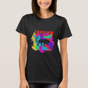 Jaguar Animal Mosaik Puzzle T-Shirt
