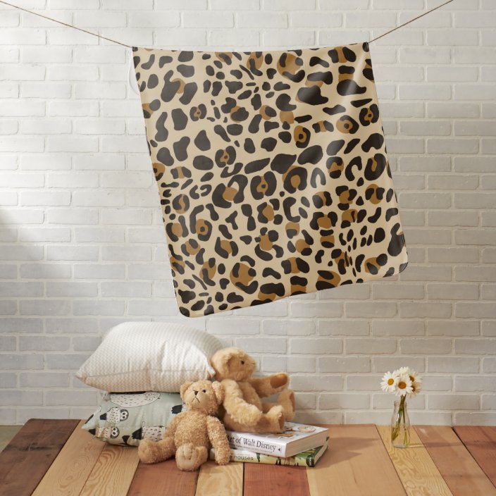 Jaguar Animal Print Pattern Baby Blanket Zazzle.co.uk