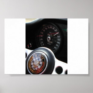 Jaguar At Speed Poster