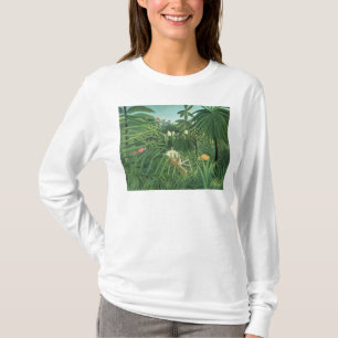 Jaguar Attacking a Horse, 1910 T-Shirt
