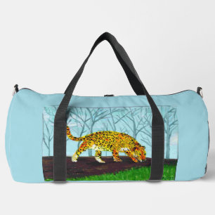 Jaguar Big Cat Animal Art Duffle Bag