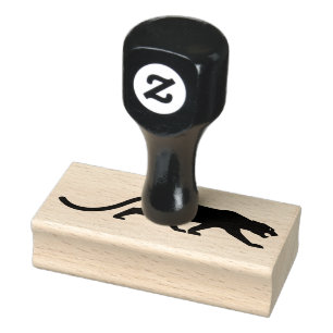 Jaguar Big Cat Animal Design Rubber Stamp