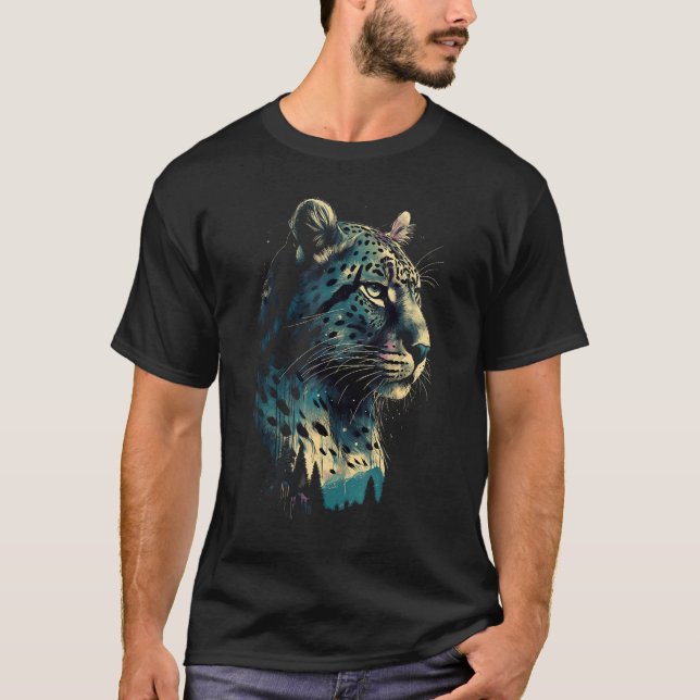 Jaguar Big Cat  Print Graphic Art Men Women Kids T-Shirt (Front)