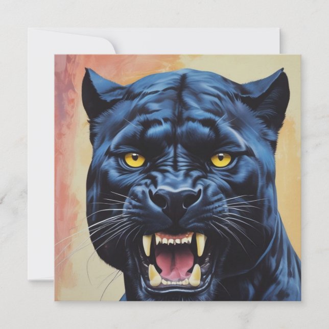Jaguar - Black Panther Card (Front)