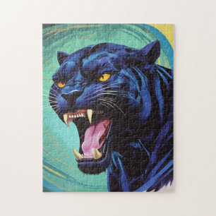 Jaguar - Black Panther Jigsaw Puzzle