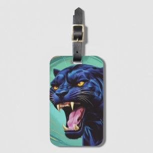 Jaguar - Black Panther Luggage Tag