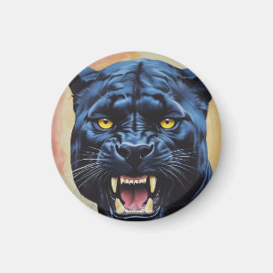 Jaguar - Black Panther  Magnet