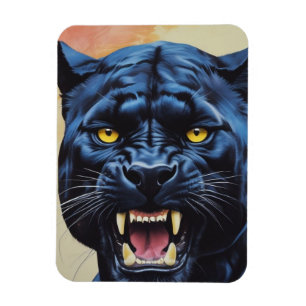 Jaguar - Black Panther  Magnet