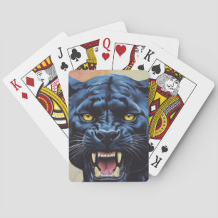 Jaguar - Black Panther  Playing Cards