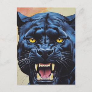 Jaguar - Black Panther  Postcard