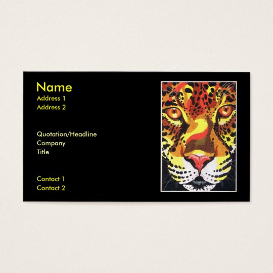 Jaguar Business Card