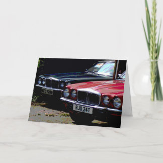 Jaguar car card