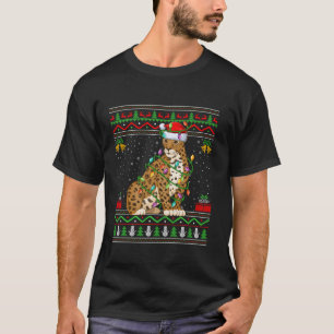 Jaguar Christmas Lights Santa Ugly Sweater Xmas