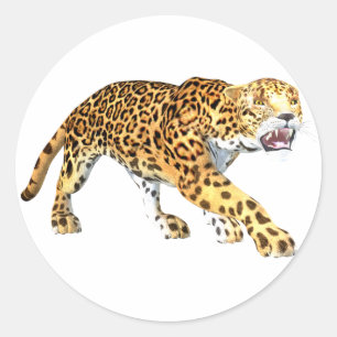 Jaguar Classic Round Sticker