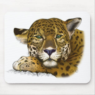 Jaguar coloured mouse mat