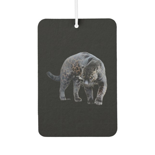 Jaguar Diablo black car air freshener (Front)