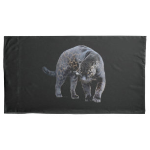 Jaguar Diablo black king pillowcase