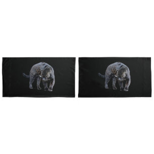 Jaguar Diablo black king pillowcases