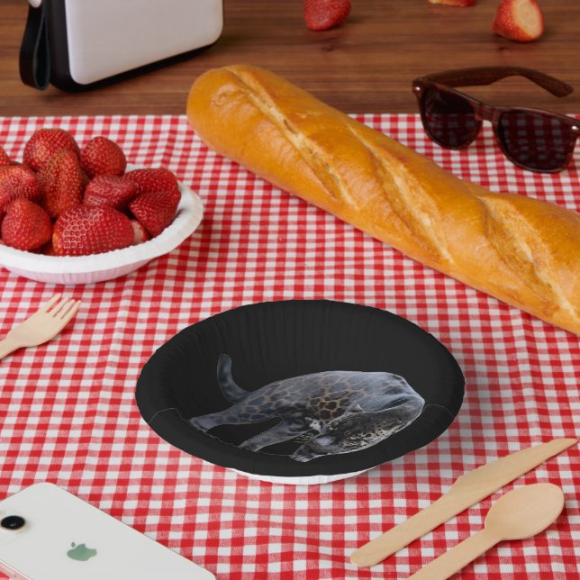 Jaguar Diablo black paper bowls Paper Plate (Picnic)