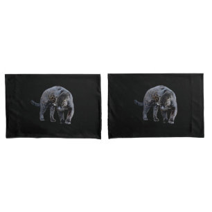 Jaguar Diablo black pillowcases