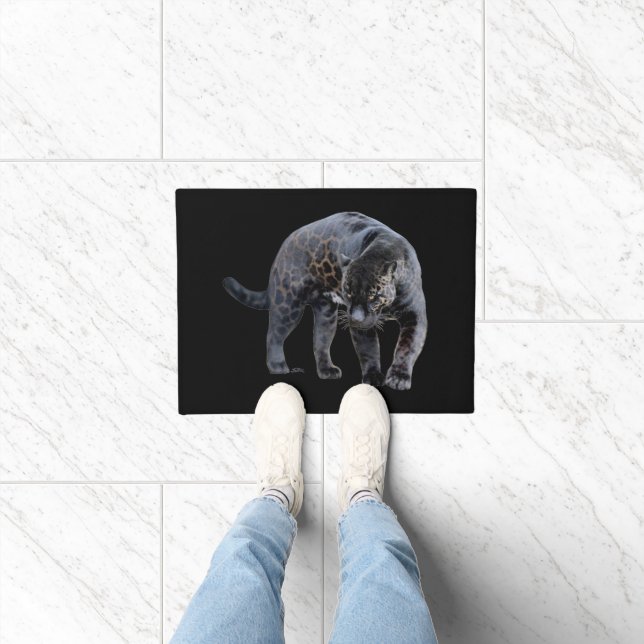 Jaguar Diablo black small doormat (Indoor)