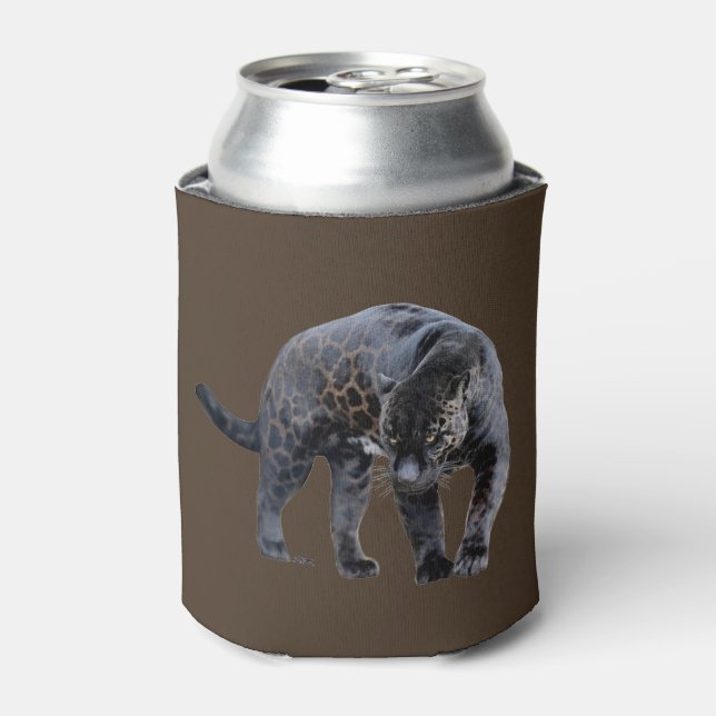 Jaguar Diablo brown can cooler (Can Front)
