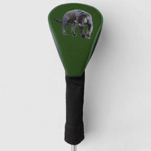 Jaguar Diablo green golf club driver cover