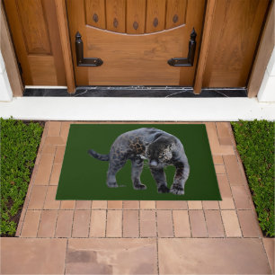 Jaguar Diablo green large doormat