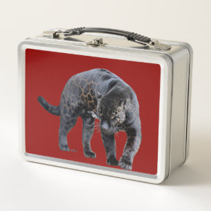 Jaguar Diablo red stainless lunchbox