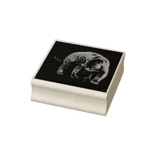 Jaguar Diablo rubber stamp no handle