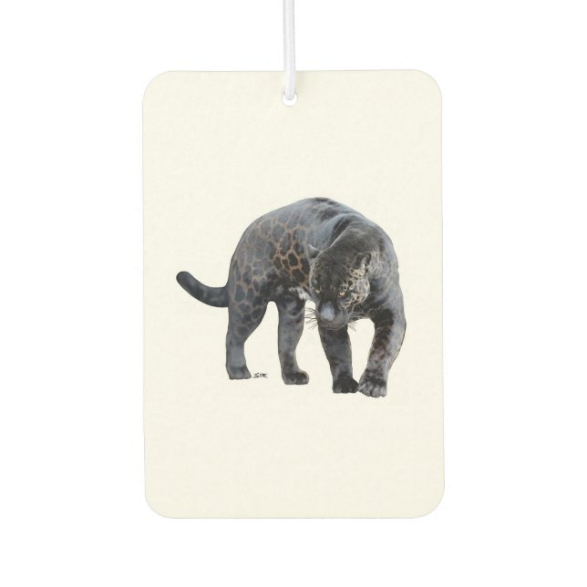 Jaguar Diablo white car air freshener (Front)