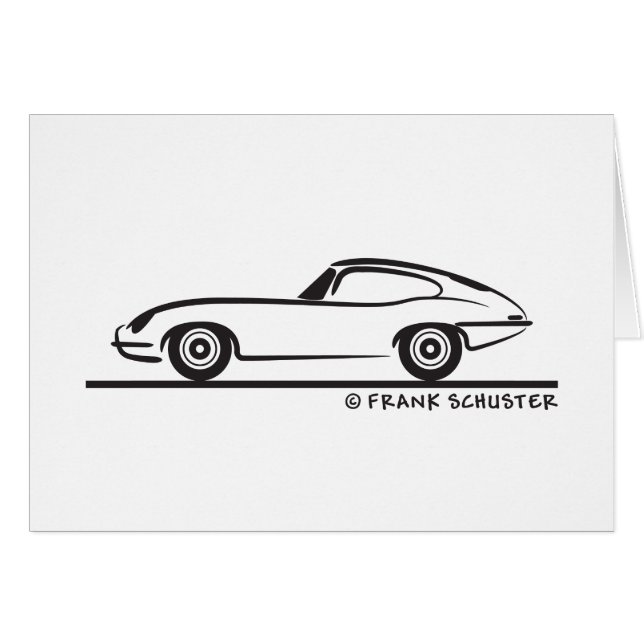 Jaguar E-Type Coupe (Front Horizontal)