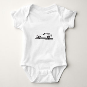 Jaguar E-Type Coupe Baby Bodysuit