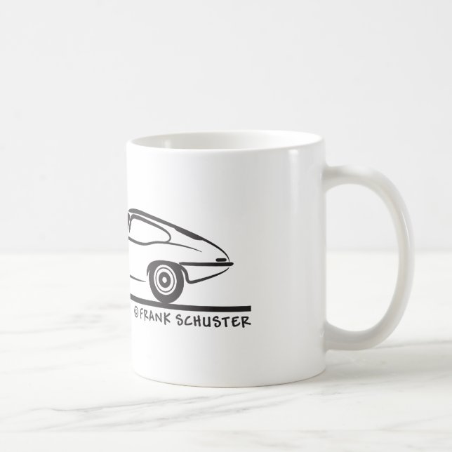 Jaguar E-Type Coupe Coffee Mug (Right)