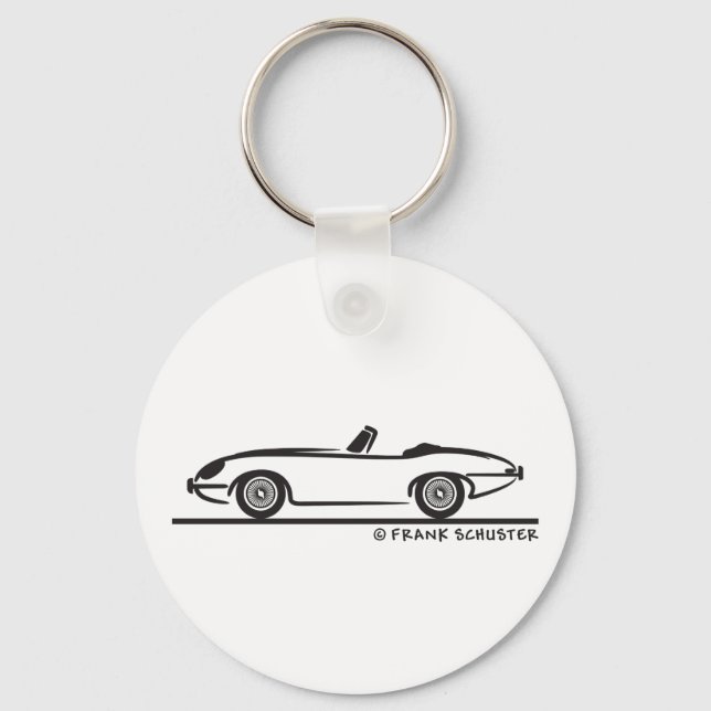 Jaguar E-Type Key Ring (Front)