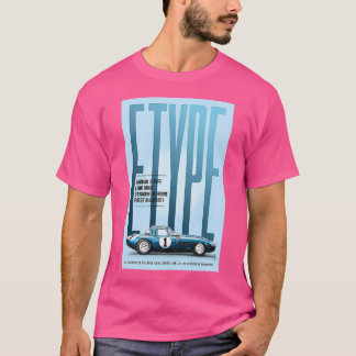 Jaguar E-Type Low Drag Tribute T-Shirt