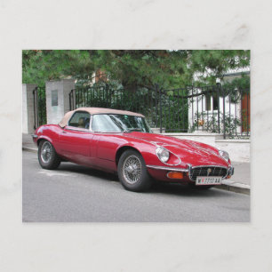 Jaguar E Type Postcard