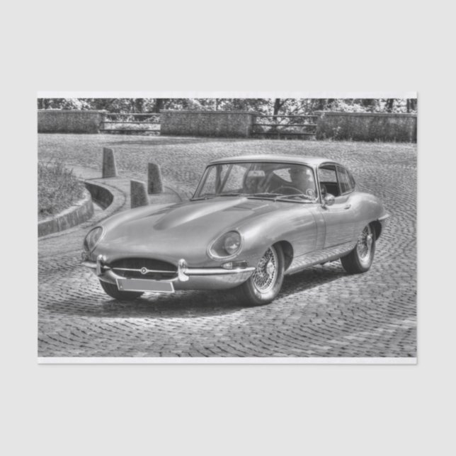 Jaguar E-Type Tissue Paper (Front)