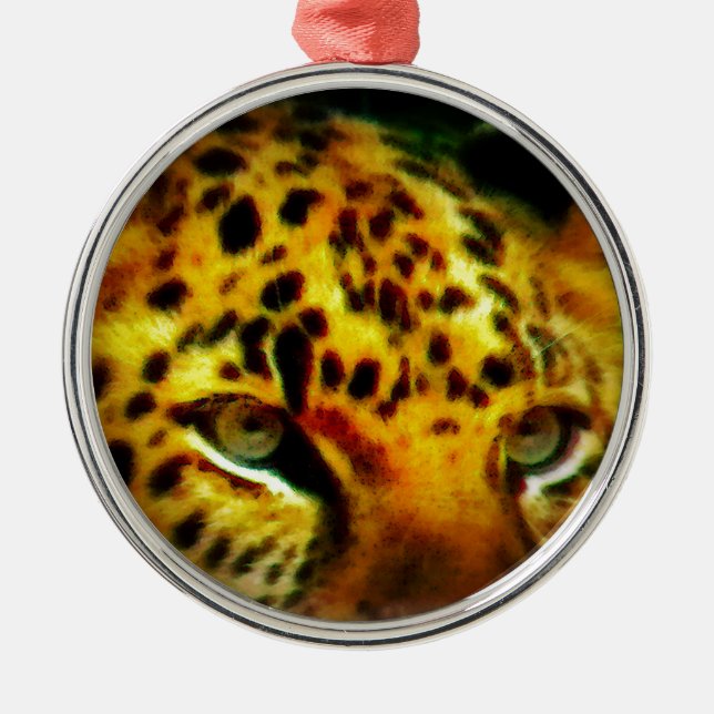 Jaguar Eyes Premium Ornament (Front)