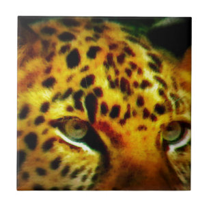 Jaguar Eyes Tile