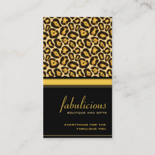 Jaguar Fabulous Business Card