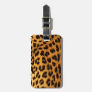 Jaguar Fur Luggage Tag
