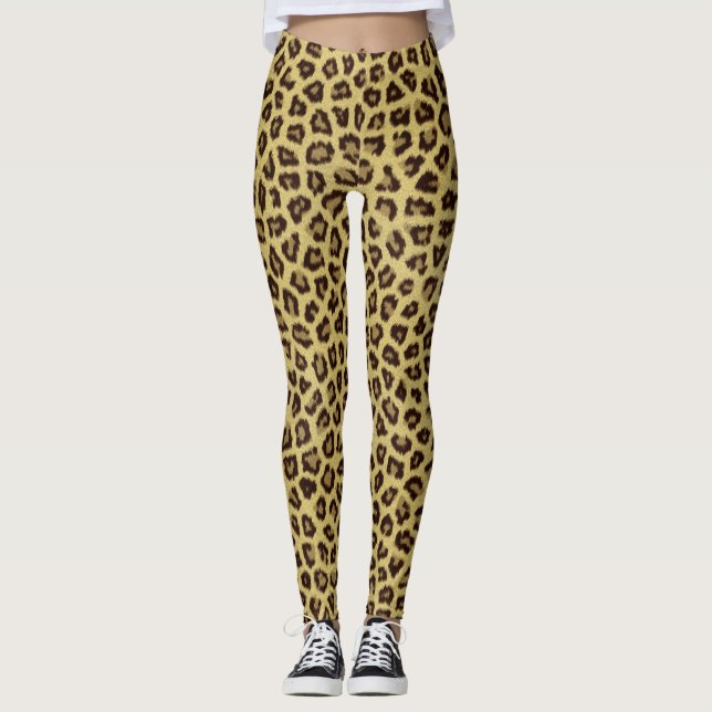 Jaguar Fur Pattern Legging (Front)