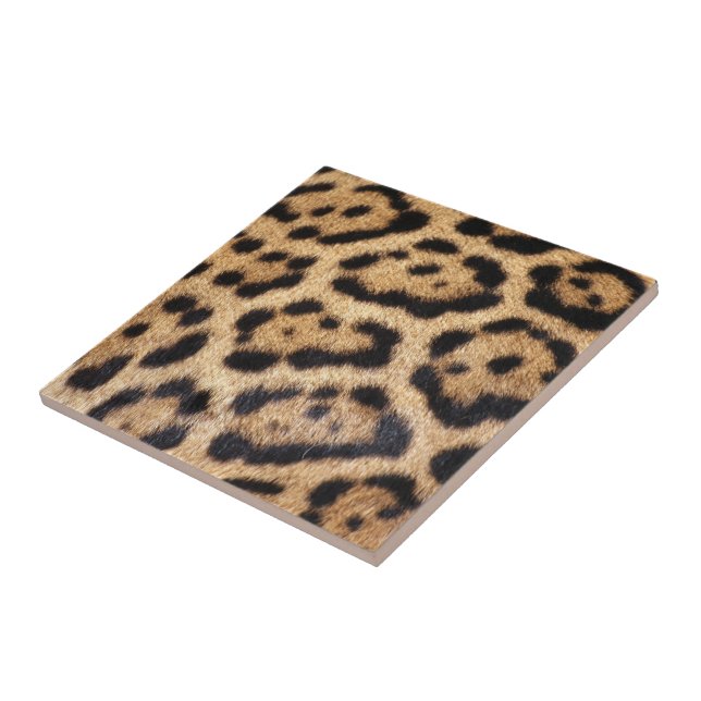 Jaguar Fur Photo Print Tile (Side)