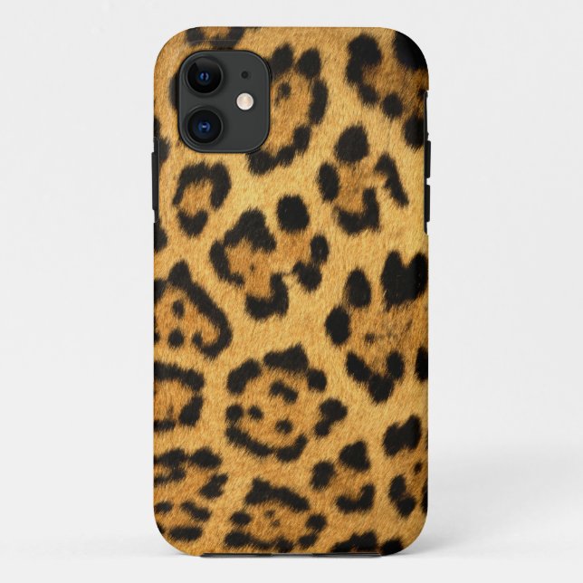 Jaguar Fur Print Case-Mate iPhone Case (Back)